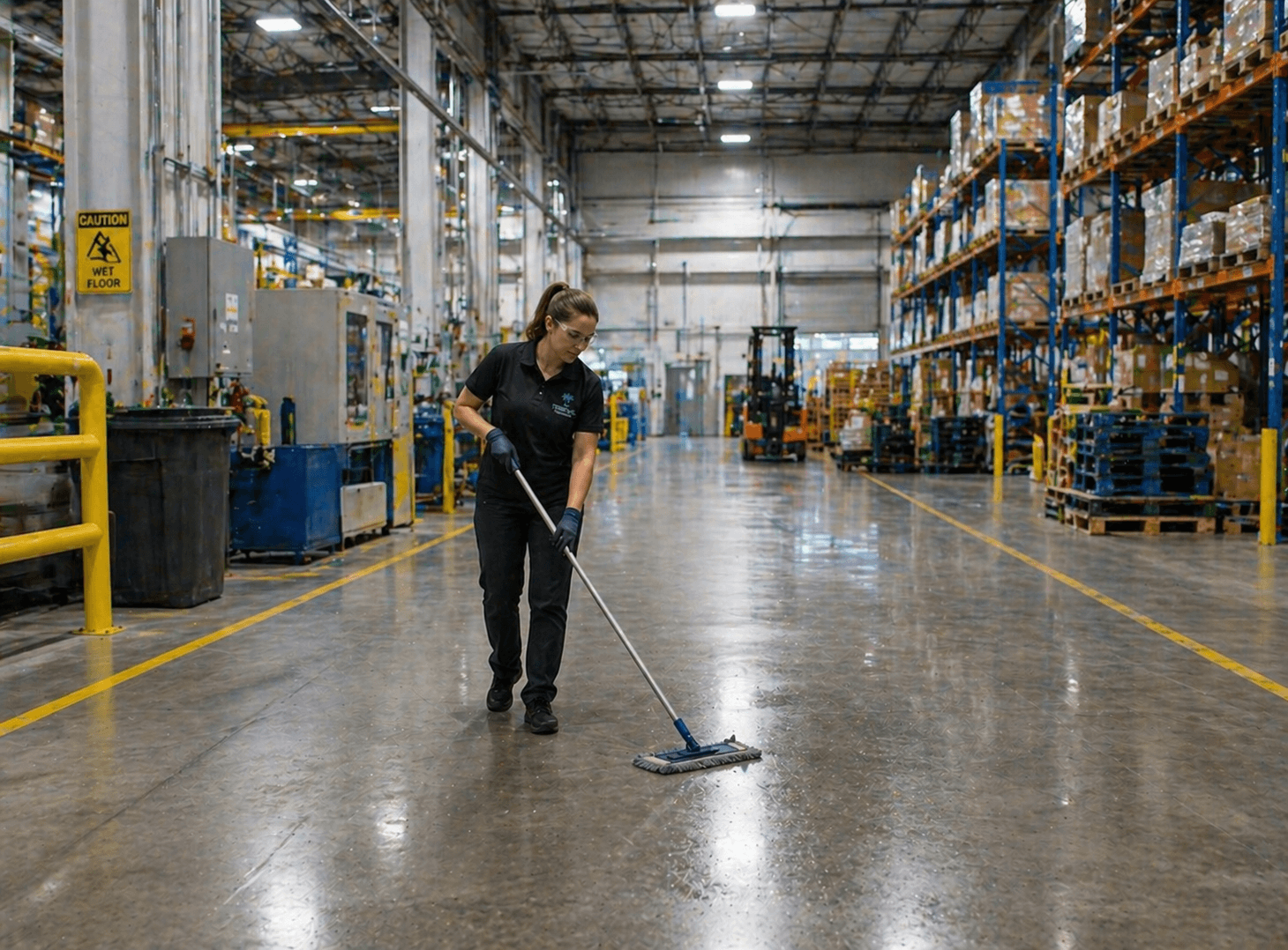 cleaning service for factory and warehouse