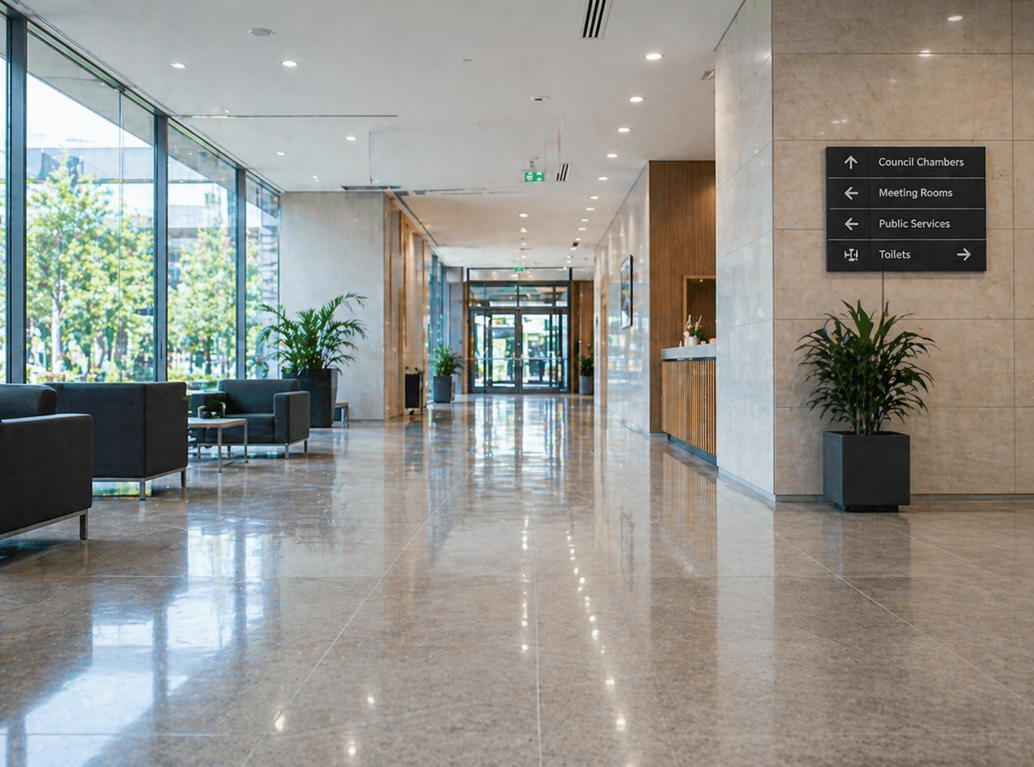 cleaning of government buildings
