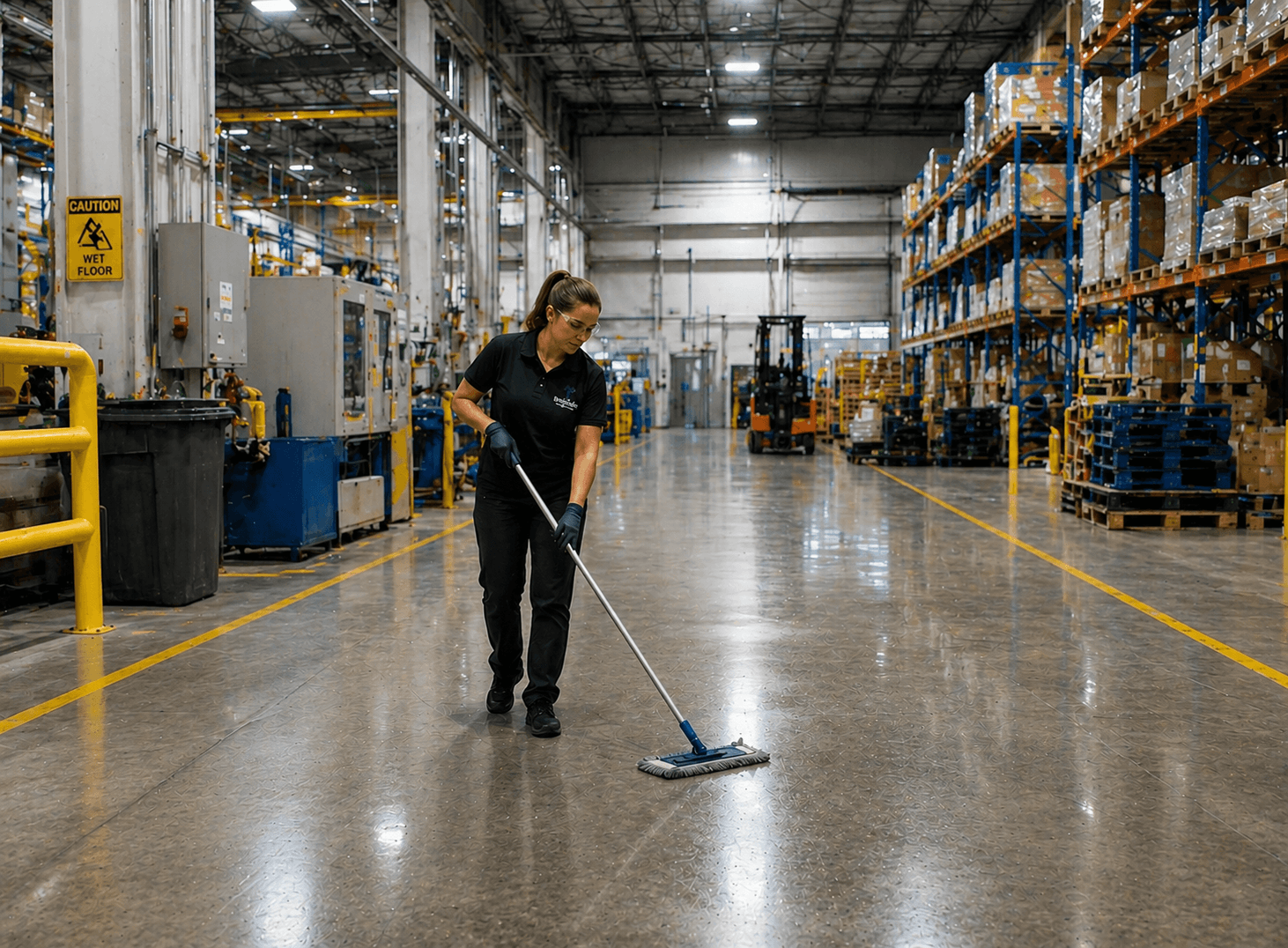 warehouse cleaning and factory cleaners